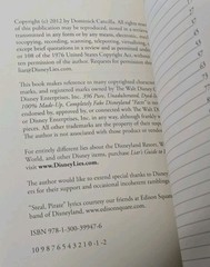 396 Pure, Made-Up Completely Fake Disneyland Facts Book Humor Softcover Disney