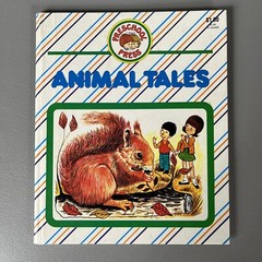 Vintage Preschool Press Hardcover « Animal Tales », Good Condition