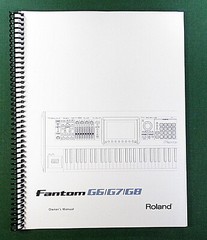Roland Fantom G6 G7 G8 Owner&rsquo;s Instruction Manual: 336 Pages & Protective Covers