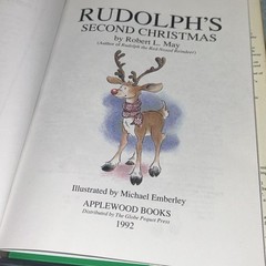Applewood Bks.: Rudolph&rsquo;s Second Christmas by Michael Emberley (1992, Hardcover)