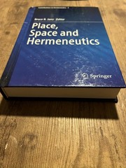 Place, Space and Hermeneutics (Contributions to Hermeneutics, 5), , 978331952212