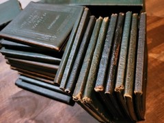 100 yr Old Antique Little Leather Library Books 1920&rsquo;s Redcroft Pick Your Title