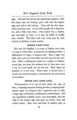 « 1909 » The New England Vintage Cook Book 180 Pages