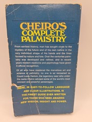 CHEIRO&rsquo;S COMPLETE PALMISTRY – 1969 – COUNT LOUIS HAMON G-493