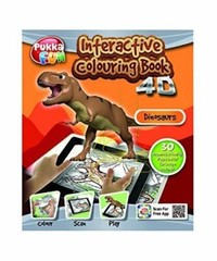 Dinosaur World Pukka 8421-FUN Coloring Book Free Shipping