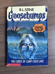 Good Thin Edition 1st print Goosebumps #56 The Curse of Camp Cold Lake ~ Stine