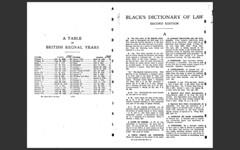 BLACK&rsquo;S LAW DICTIONARY, 1st Edition 1891 and 2nd Edition 1910 Law Book on CD-ROM