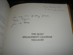 The Quilt Engagement Calendar Treasury Nelson & Houck Paperback Book 272 pages