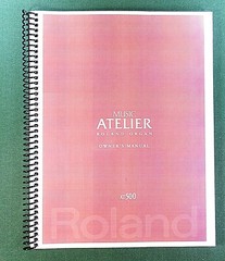 Roland AT500 Owner&rsquo;s Manual: 272 Pages Full Color & Protective Covers!