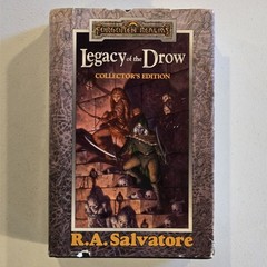 Legacy Of The Drow – R.A. Salvatore HARDCOVER BOOK 2001 COLLECTOR&rsquo;S EDITION OOP