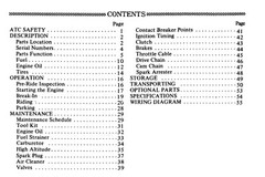 1979 Honda ATC110 Owner&rsquo;s Manual 58 Pages