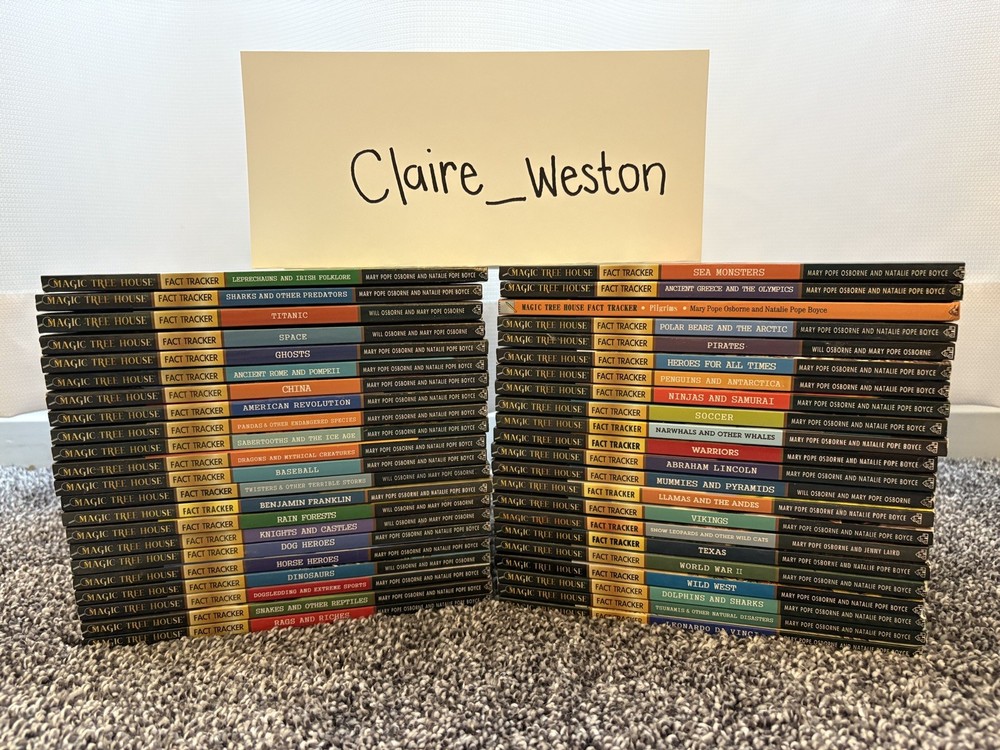 New Magic Tree House Fact Tracker Series Collection 44 Books | Fast Shipping!