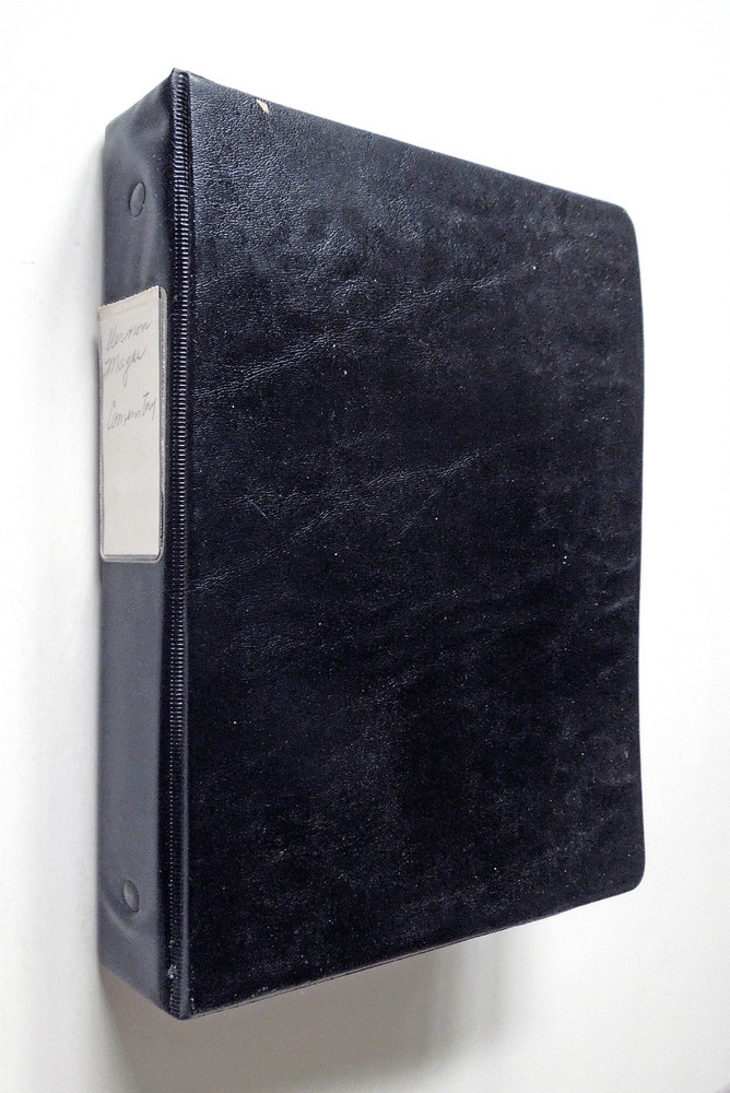 J. Vernon McGee&rsquo;s Notes on the Holy Bible (partially complete, w/binder)