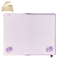 Unicorn Academy 80-Page Vegan Leather Notebook | 5 x 8 Inches