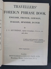 TRAVELLERS&rsquo; FOREIGN PHRASE BOOK HARDCOVER 1951 Julius O. Kettridge 272 Pages