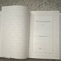 Virginia Evans The Correspondent Paperback Fiction Novel 2025 Crown New York
