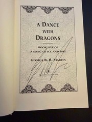 🐉George RR Martin A DANCE WITH DRAGONS Signed Bantam Hardcover 1st Edition