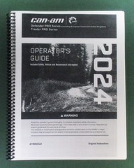 2024 Can-Am Traxter PRO DPS HD10 Owner&rsquo;s Manual: 244 Pages & Protective Covers