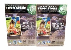60 Sheets Eco Friendly Premium Inkjet 4&Prime; x 6&Prime; Photo Paper Matte Finish (2 PACK)