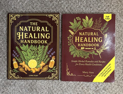 New The Natural Healing Handbook 2 Book Lot Luna Filby & Mary Herbal Remedies
