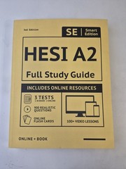 HESI A2 Full Study Guide 3rd Edition SE Smart Edition Practice Tests