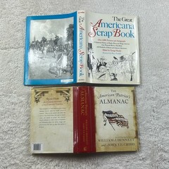 The Great American Scrapbook 1985 and American Patriot&rsquo;s Almanac 2008 HC Good