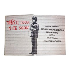 This&rsquo;ll Look Nice When It »s Open – Banksy Street Art Pop Up Book