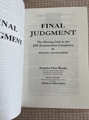 Final Judgment: The Missing Link in the JFK Assassination Conspiracy, 8”X11.5”