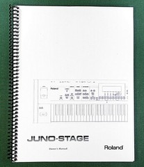 Roland Juno-Stage Owner&rsquo;s Instruction Manual: 256 Pages & Protective Covers!