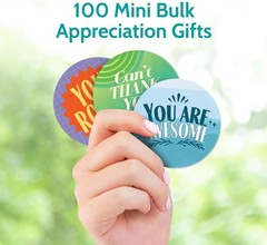 100 Appreciation Tokens Employee Teacher Nurse Gift Chips (1 pack,Appreciation)
