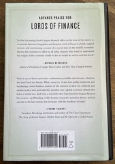 Lords of Finance The Bankers Who Broke the World *SIGNED By Ahamed Liaquat HCDJ