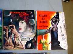 11-1950&rsquo;S SCIENCE FICTION SCI-FI ALIEN-PULP PAPERBACK BOOK-FEAR- L.RON HUBBARD