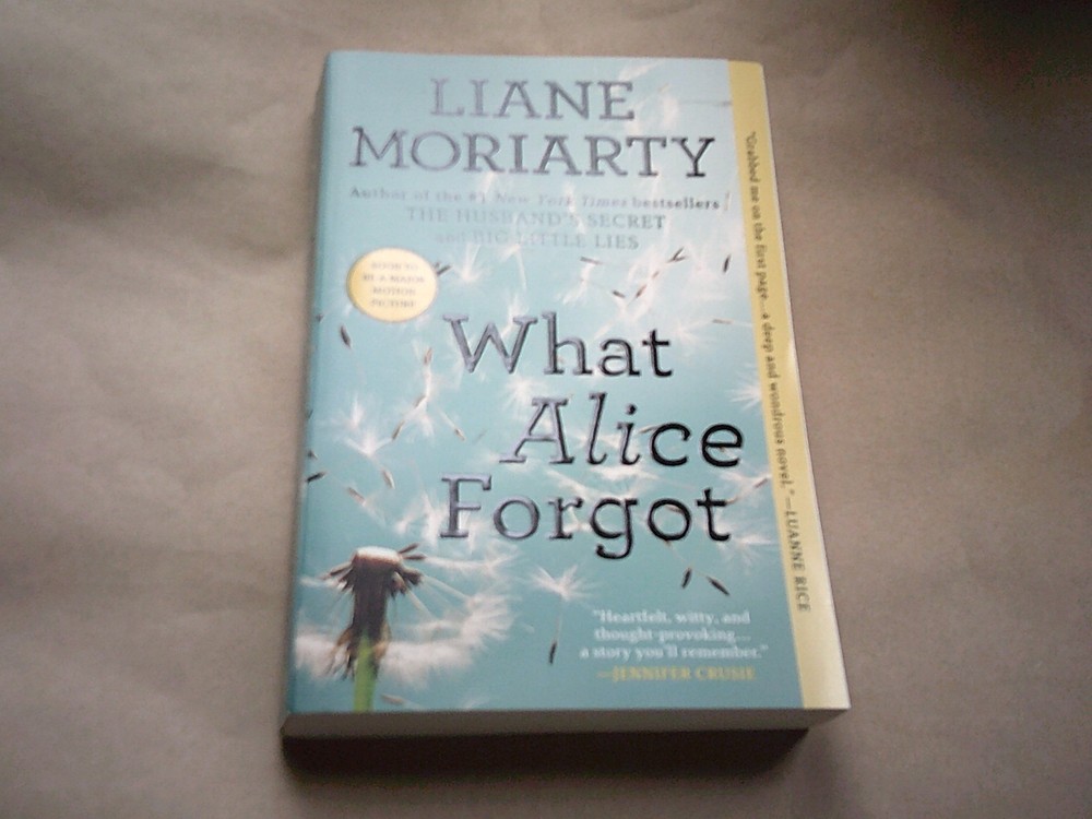 What Alice Forgot by Liane Moriarty (2012) Paperback