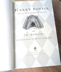Harry Potter And The Chamber Of Secrets Hardcover Dust Jacket J.K. Rowling 1999