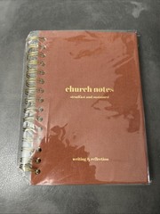 Steadfast and Sustained Church Notes Journal Tan Hardcover