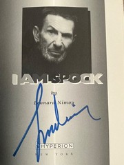 Leonard Nimoy I Am Spock SIGNED 1st Edition HC DJ Star Trek Spock Autograph