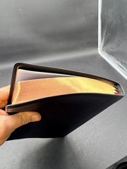 NASB Preacher&rsquo;s Bible Premium Goatskin Leather Black Premier Collection 1995 tex