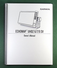 Garmin Echomap UHD2 72sv Owner&rsquo;s Manual: Full Color 180 Pages & Clear Covers