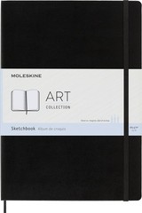 Moleskine Art Sketchbook, Hard Cover, A4 (8.25&Prime; 21.59 x 2.1 x 29.85 cm, Zwart