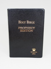 HOLY BIBLE PROPHECY EDITION REVELATION STUDY CHARTS CROWN JEWEL RED LETTER KJV