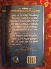 Machinery&rsquo;s Handbook 27