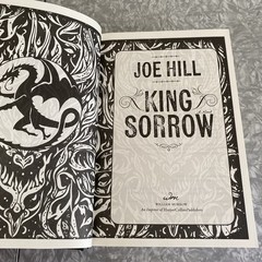 King Sorrow: A Faustian Fable of Dark Academia Joe Hill Hardcover 1st Edition