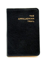 APPALACHIAN TRAIL 3×4&Prime; MINI Guide Leather Cover Notes w Maps Info 160 Pgs Black