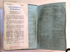 Machinery&rsquo;s Handbook 20th Edition Third Printing 1976