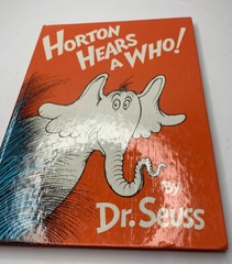 DR SEUSS 1982 HORTON HEARS A WHO HARDCOVER BOOK 11 X 8 INCHES