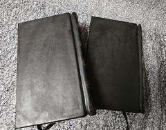 The Satanic Bible/Book of Rituals Set Anton Szandor Lavey Red Leather BOUND