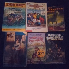 Lot of 6 Mixed Young Adult & Children&rsquo;s Paperback Novels Copyright 1960s-2000s