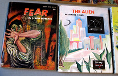 11-1950&rsquo;S SCIENCE FICTION SCI-FI ALIEN-PULP PAPERBACK BOOK-FEAR- L.RON HUBBARD