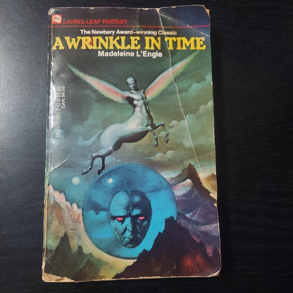 DAMAGED Wrinkle in Time Madeleine L&rsquo;Engle 1976 Dell Laurel Leaf STRANGER THINGS