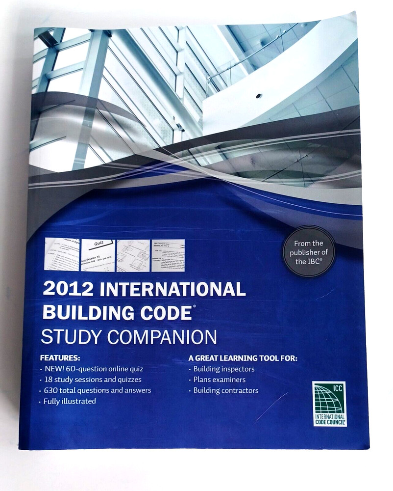 2012 International Building Code Study Companion by ICC and Douglas Thornburg…